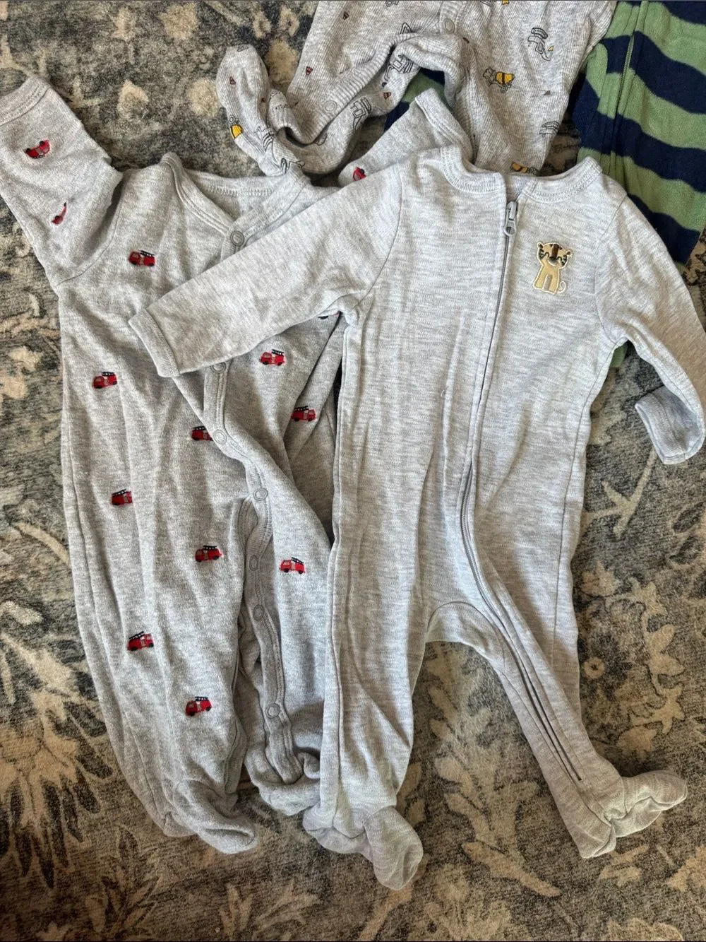 Bundle of 12 Baby Footed PJs